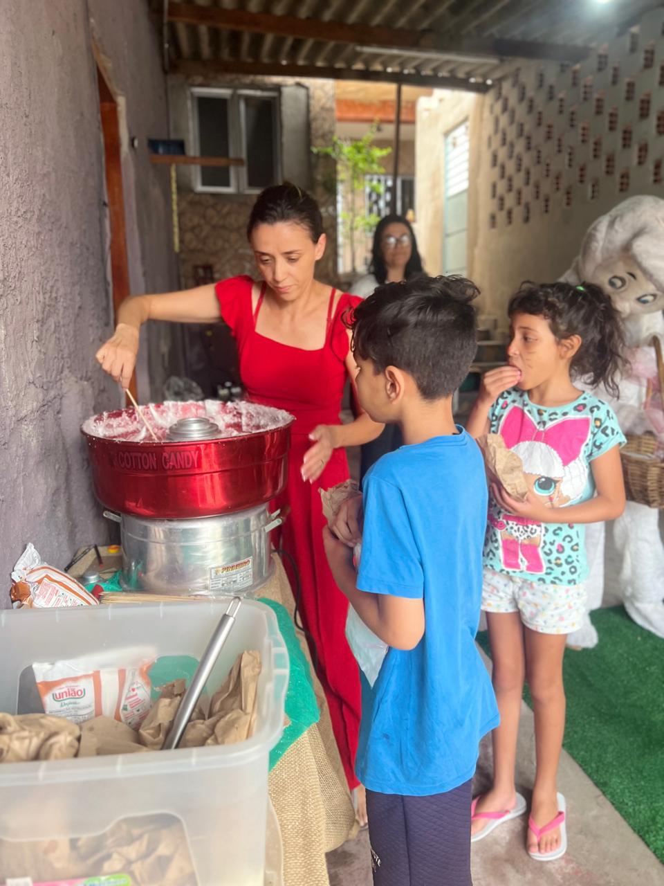 Crianças beneficiadas pela Associação Promessas